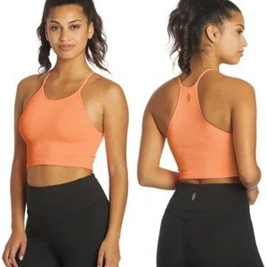 Free People Movement Orange Cropped Run Tank Size Medium/Large NWT